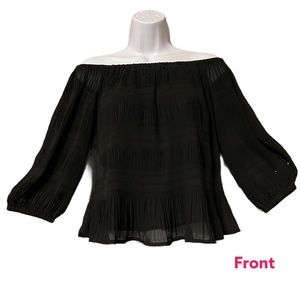 *New with Tags* Express sheer off the shoulders top
